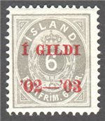 Iceland Scott 46 Mint